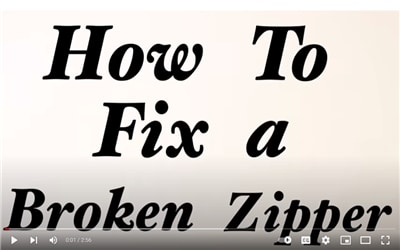 How To Fix a Broken Zipper