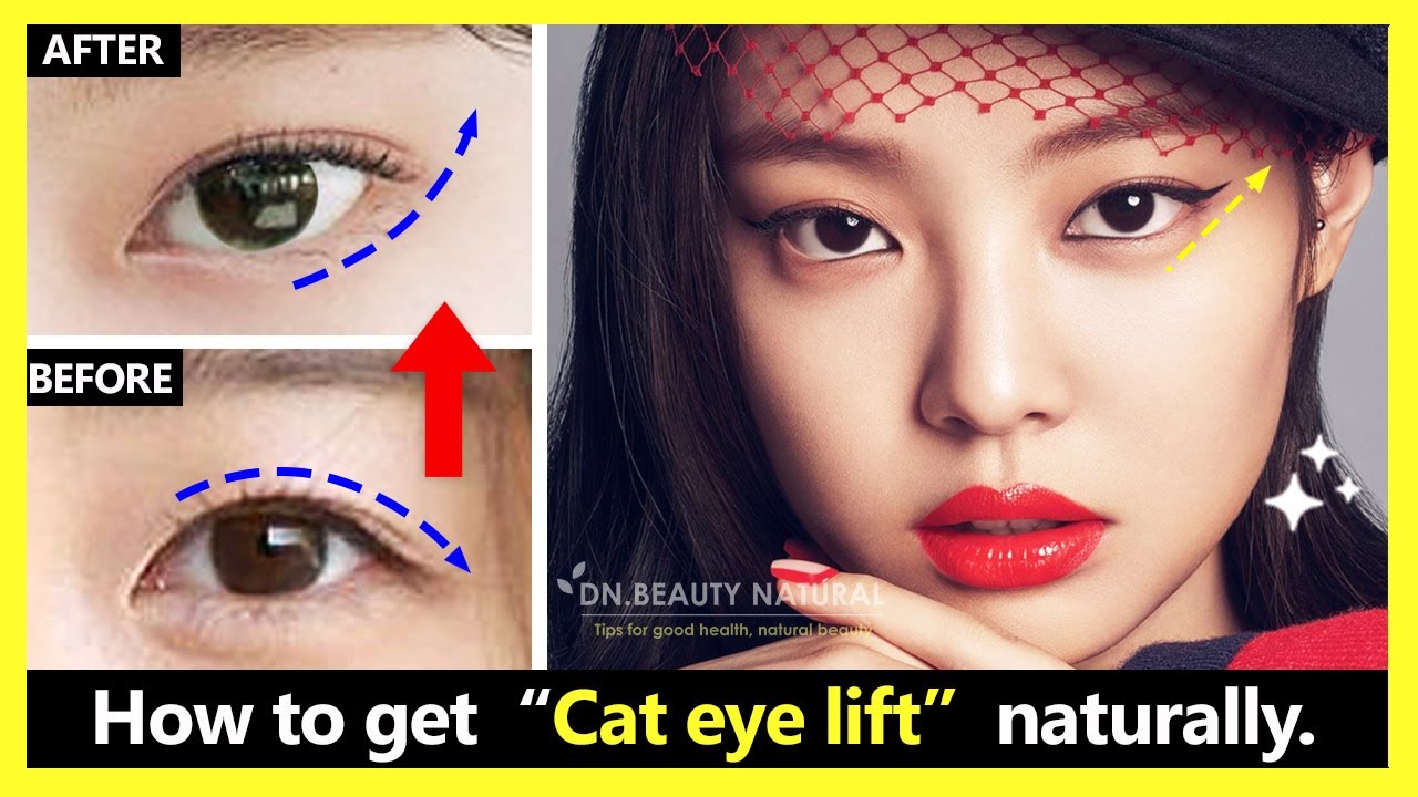 How to get Cat Eye lift natural | Lifting the corner of the eye without Surgery | Eye Lift Exercises