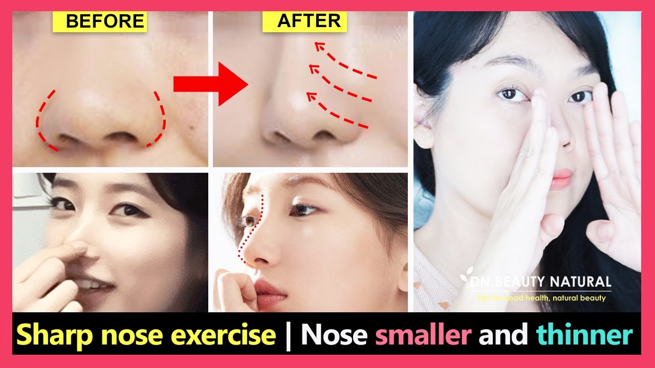 Sharp Nose Exercise | How to get a Sharp Nose, Nostrils Smaller, Higher Nose Bridge and Nose Thinner