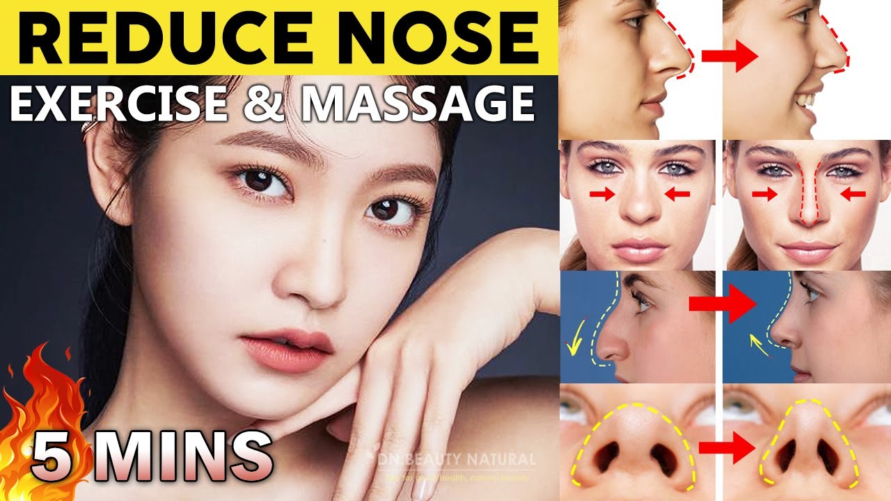 Reduce and Reshape Nose | Nose Thinner & Smaller, Nose Shorten, Slim & Sharpen nose, Nose Narrow
