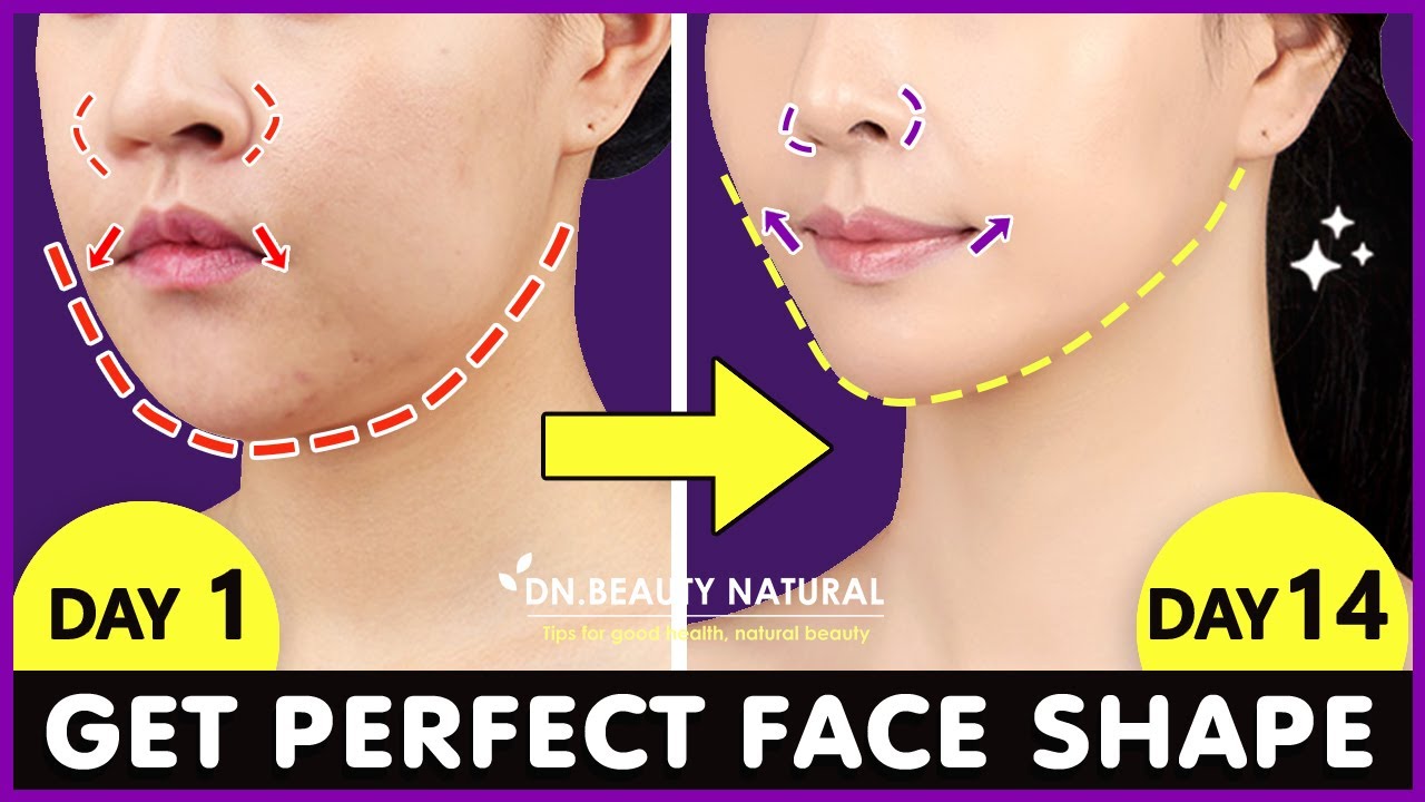 Reduce Double Chin, Beautiful Jaw, Smile lips, Nose thinner in 2 weeks | Get Perfect Face Shape