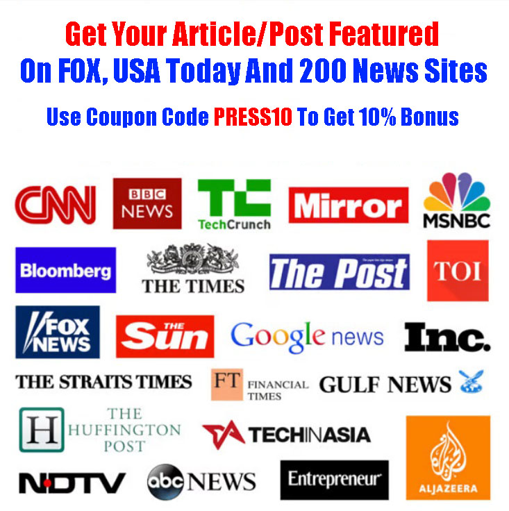 Blog Posts on Fox, CBS, NBC And 200 News Sites